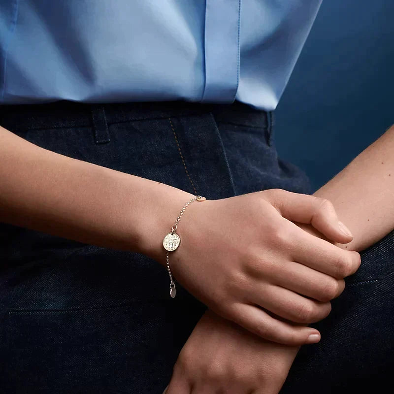 HERMES EX-LIBRIS PEDANT BRACELET