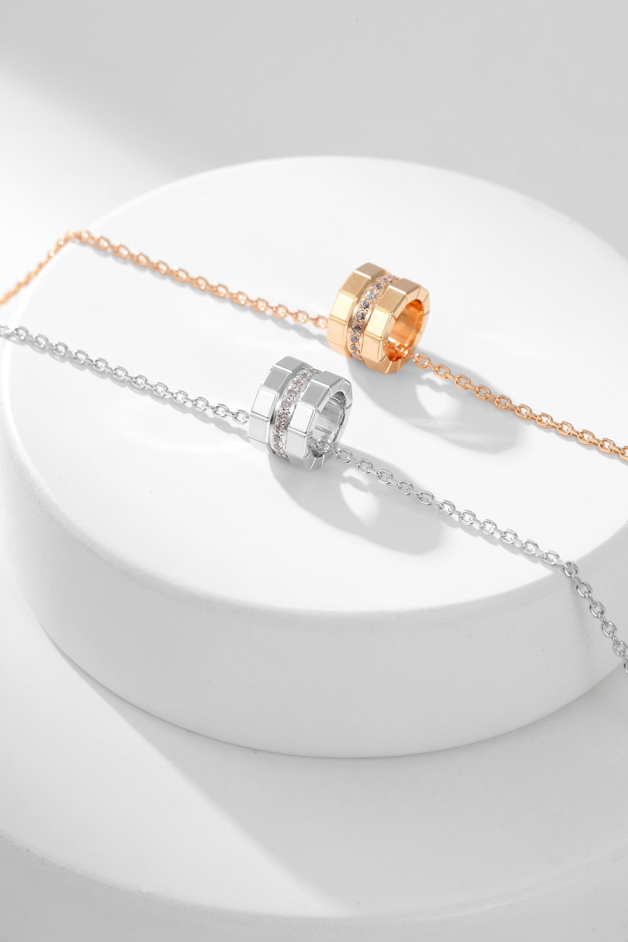 CHOPARD small ice cube diamond necklace