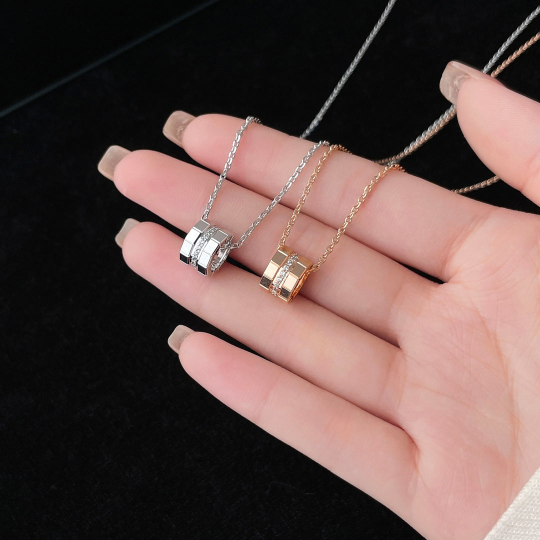 CHOPARD small ice cube diamond necklace