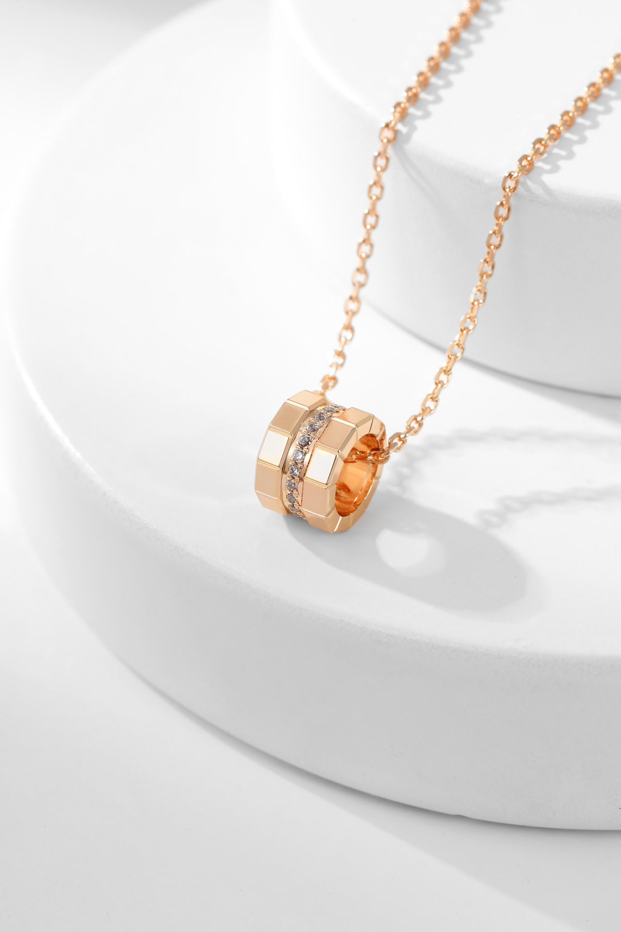 CHOPARD small ice cube diamond necklace