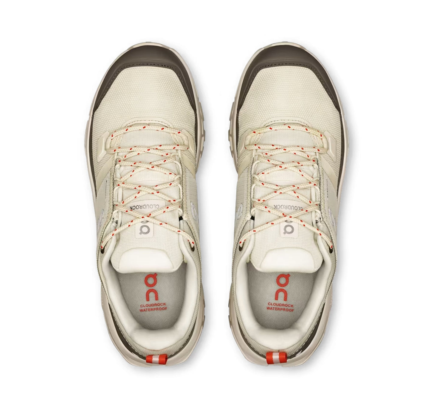 ON Men's Cloudrock Low Waterproof Ivory