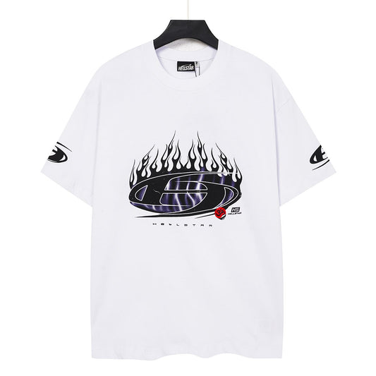 Hellstar Flame Oval Graphic T-Shirt — hero