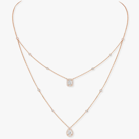 MESSIKA MY TWIN 2 ROW DIAMOND NECKLACE