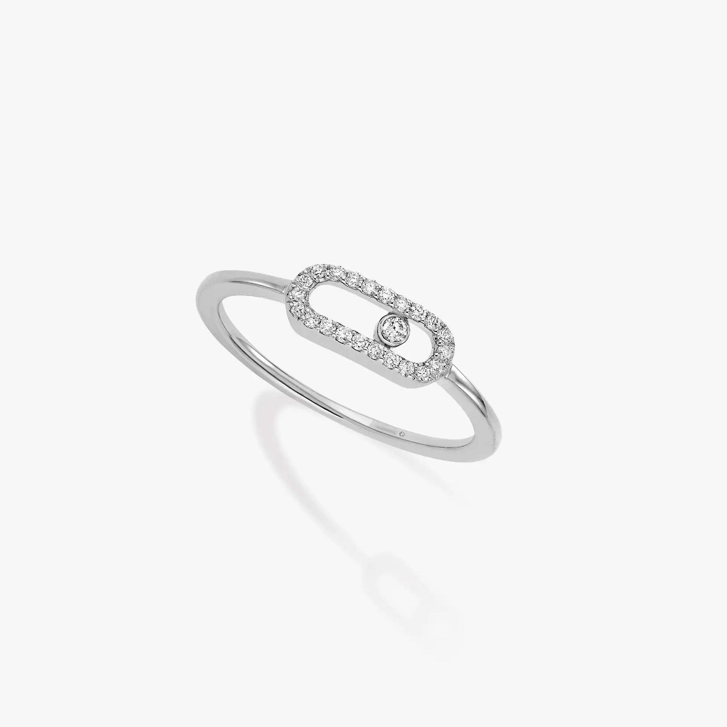 MESSIKA MOVE UNO SILVER DIAMOND RING