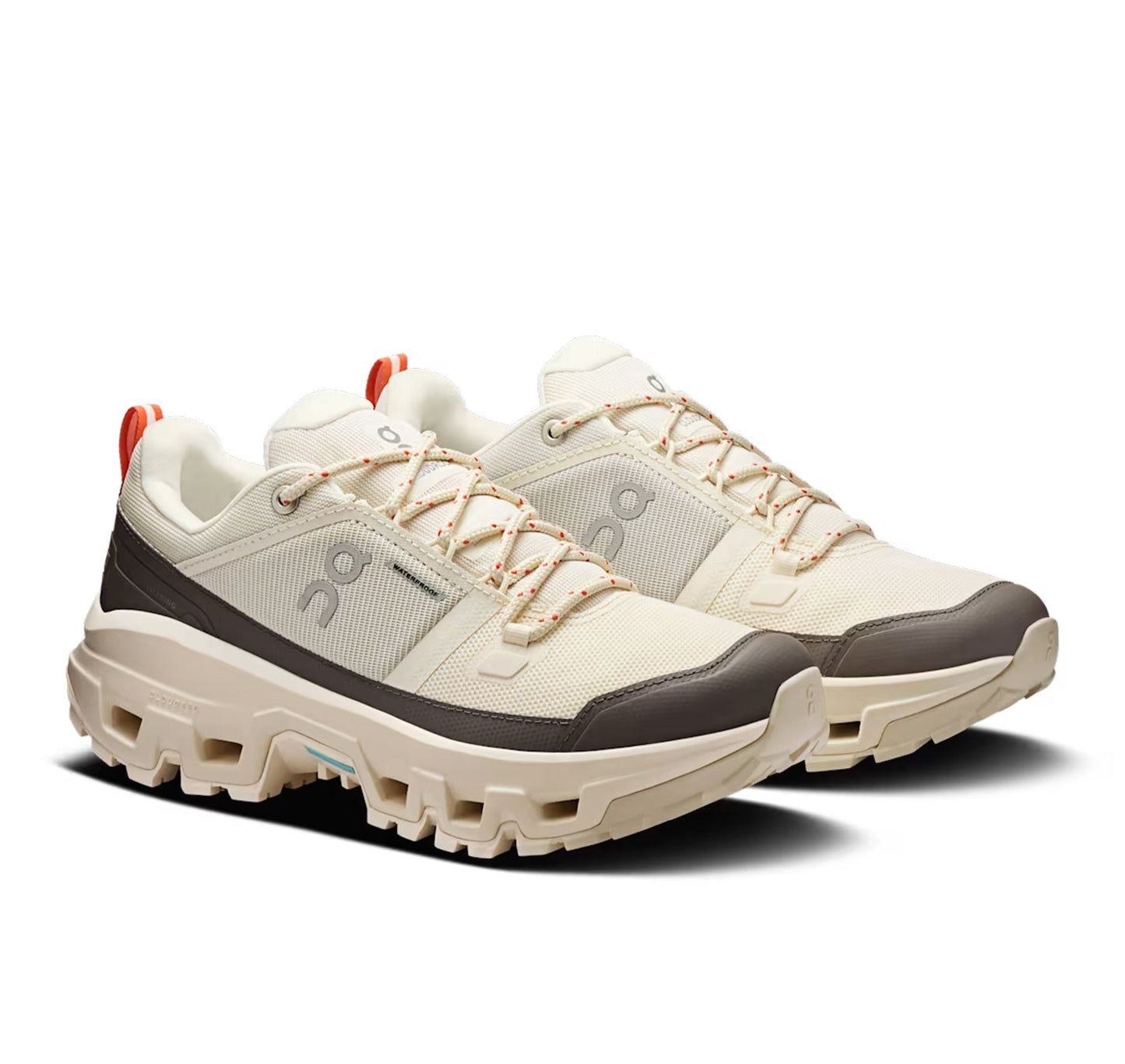 ON Women's Cloudrock Low Waterproof Ivory