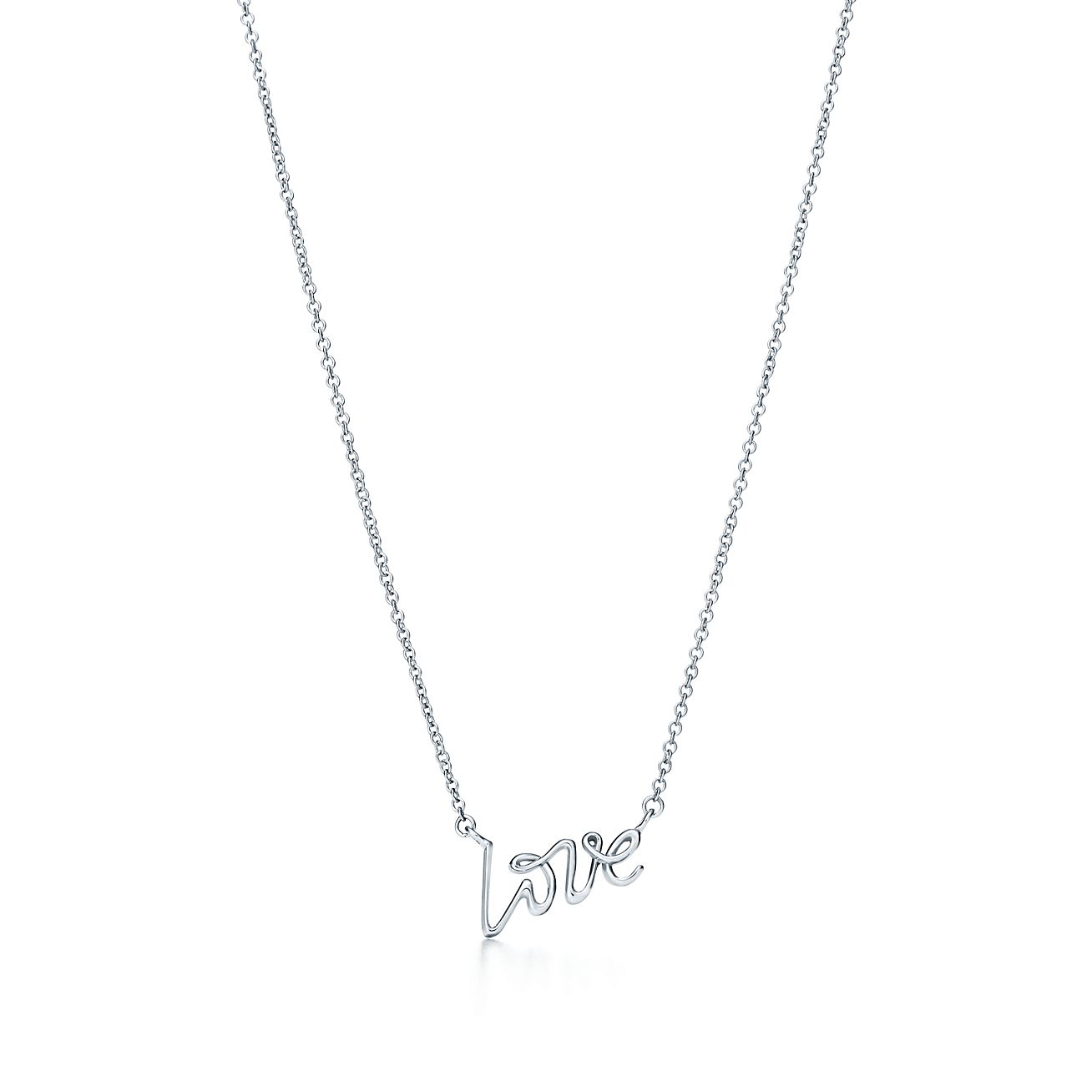 TIFFANY PALOMA S GRAFFITI LOVE NECKLACE