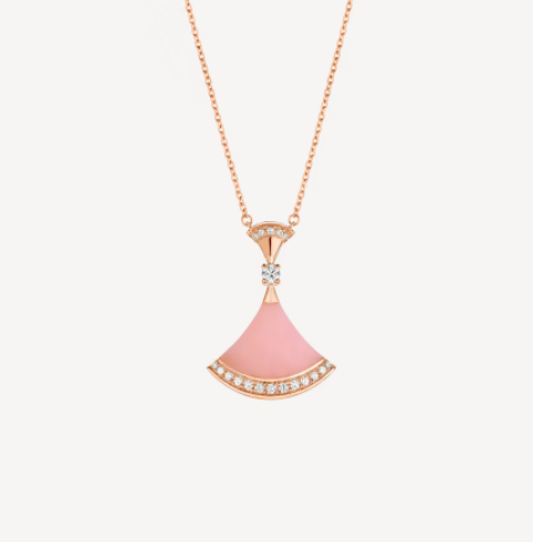 BVLGARI DREAM NECKLACE PINK OPAL