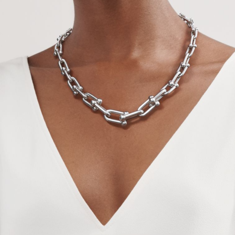 TIFFANY HARDWEAR SILVER CHOKER