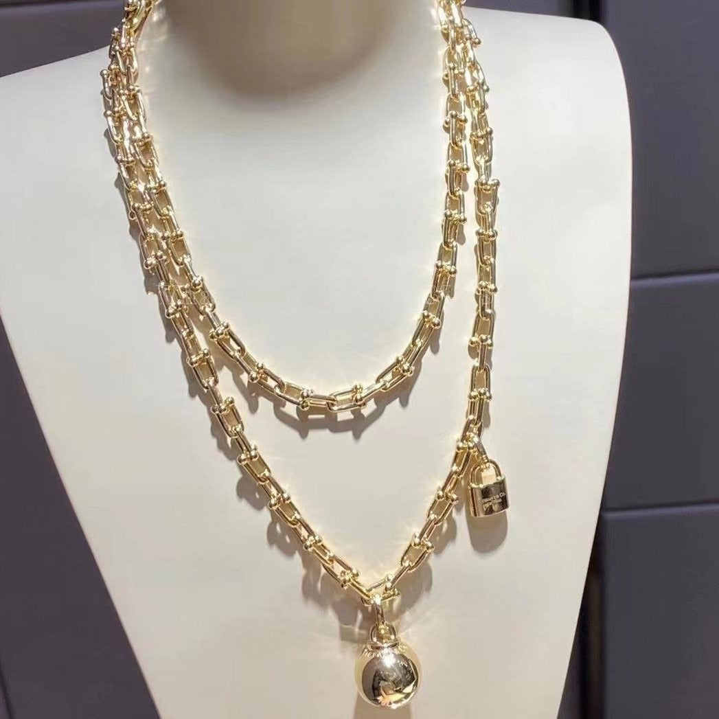 TIFFANY HARDWEAR WRAP NECKLACE