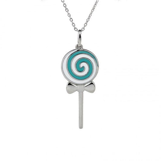 TIFFANY STERLING SILVER LOLLIPOP NECKLACE