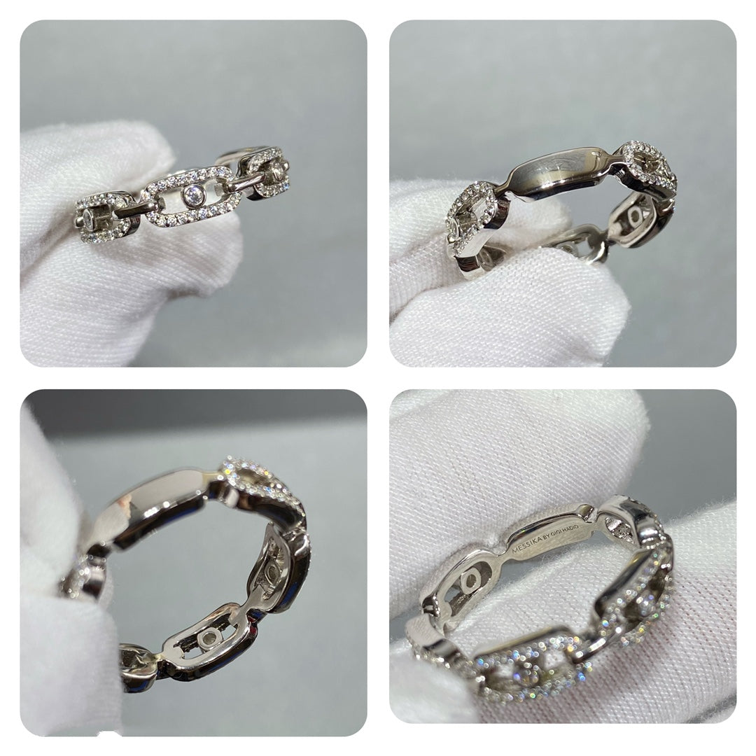MESSIKA MOVE LINK PAVED DIAMOND RING