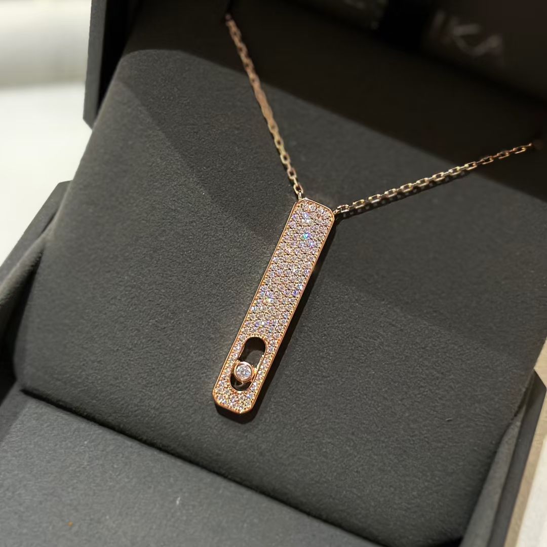 MESSIKA MY FIRST DIAMOND PAVED NECKLACE