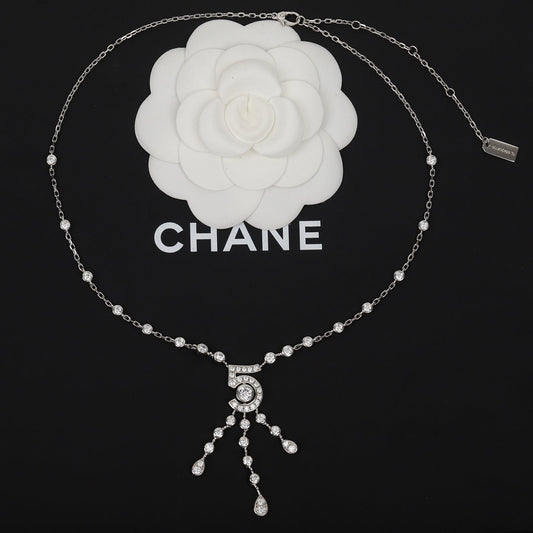 Chanel Eternal N5 Silver Diamond Bracelet
