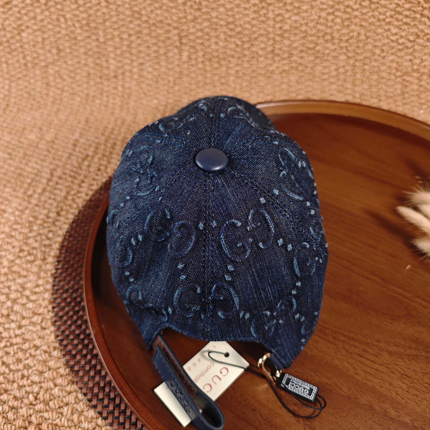GUCCI Denim Baseball Cap – Dark Blue