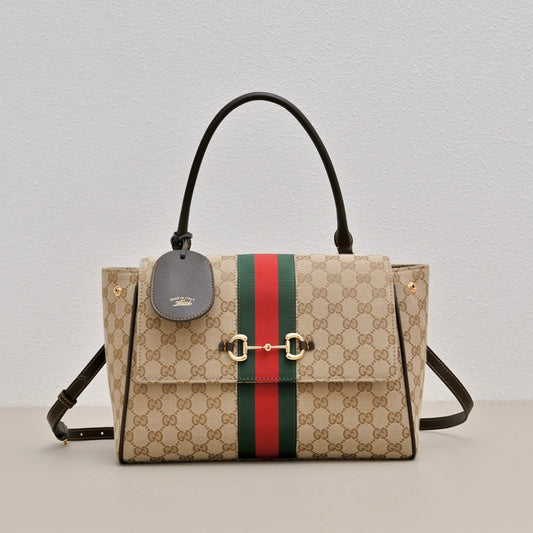 GUCCI GG Paparazzo Medium Top Handle Bag