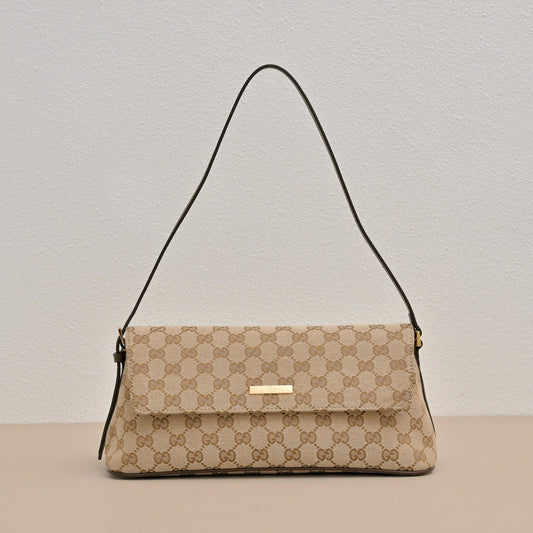 GUCCI GG Madison Denim Shoulder Bag