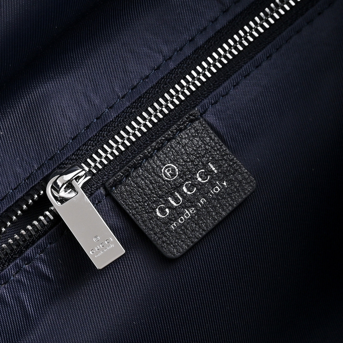 GUCCI GG Melrose Blue Denim Boston Bag