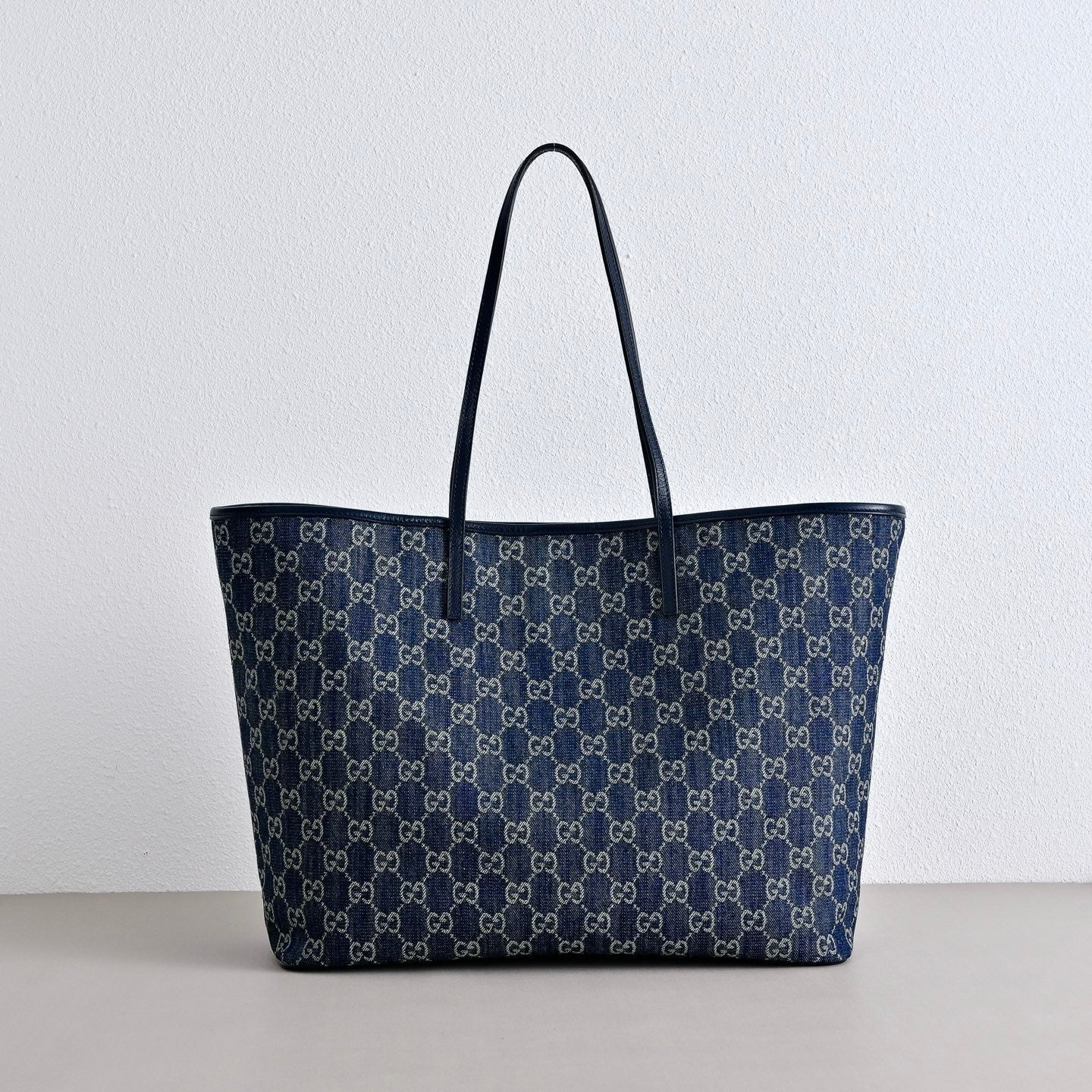 GUCCI Generation Gucci GG Denim Tote Bag Large