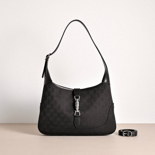 GUCCI Jackie 1961 GG Monogram Shoulder Bag