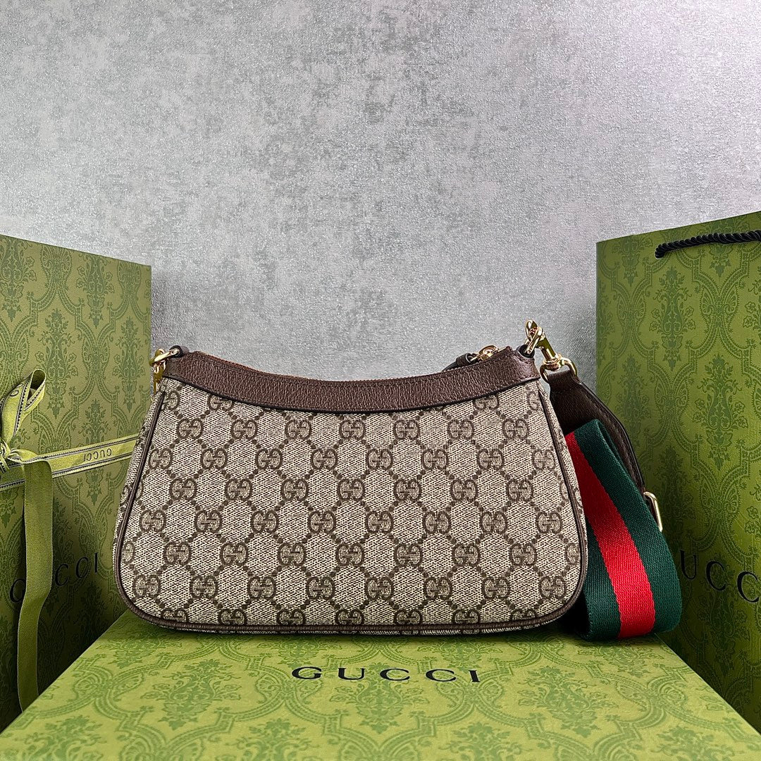 GUCCI Ophidia Strawberry Mini Shoulder Bag
