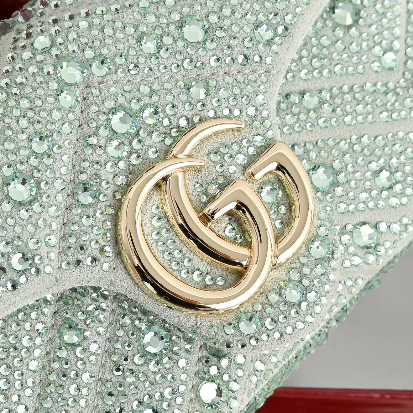 GUCCI Marmont Crystal Shoulder Bag