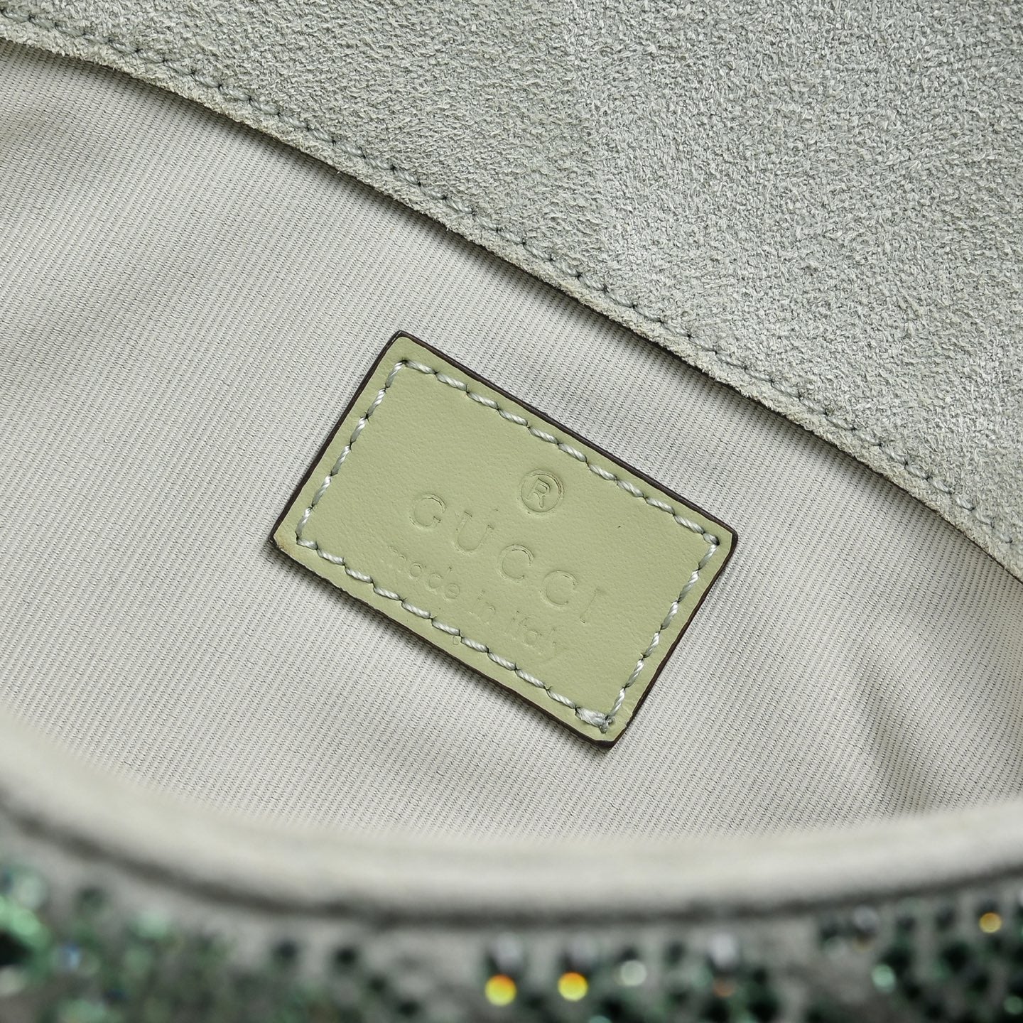 GUCCI Marmont Crystal Shoulder Bag