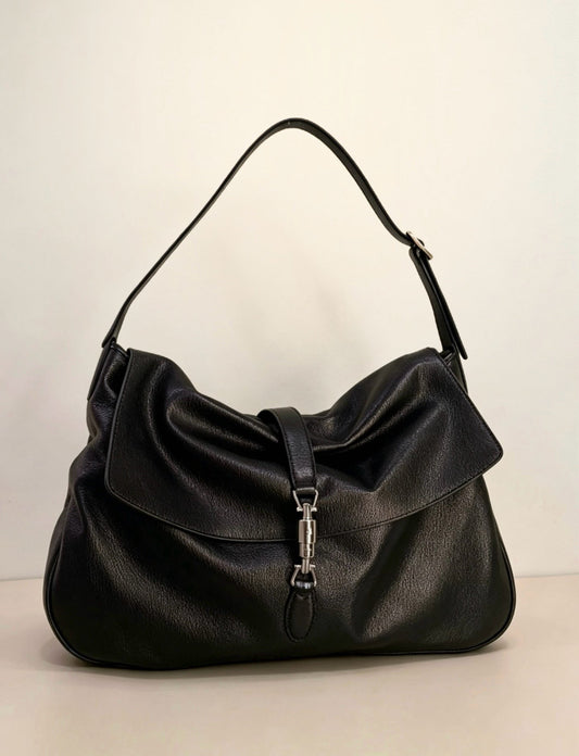 GUCCI Jackie Flap Large Shoulder Bag