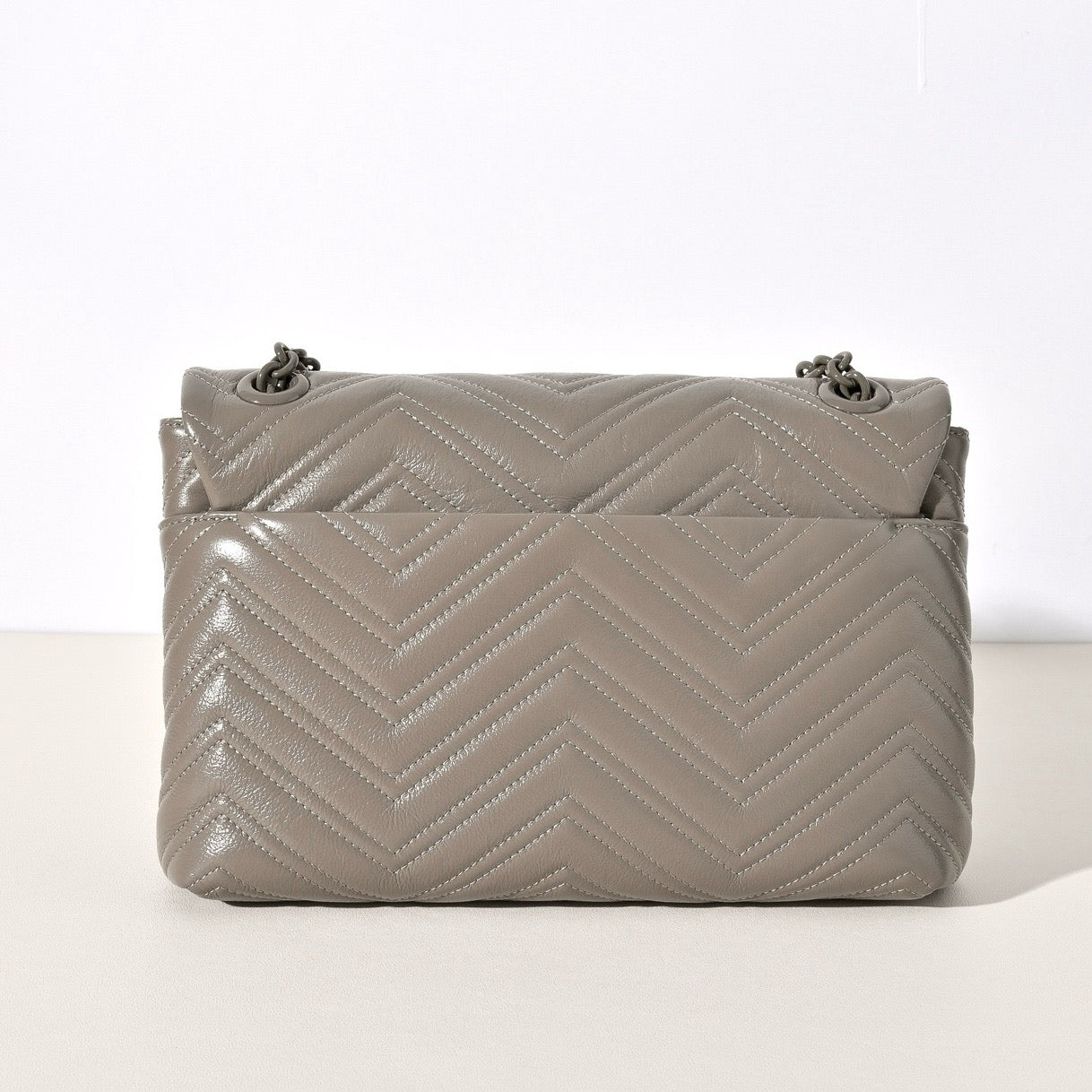 Gucci GG Marmont Pleated Calfskin Shoulder Bag