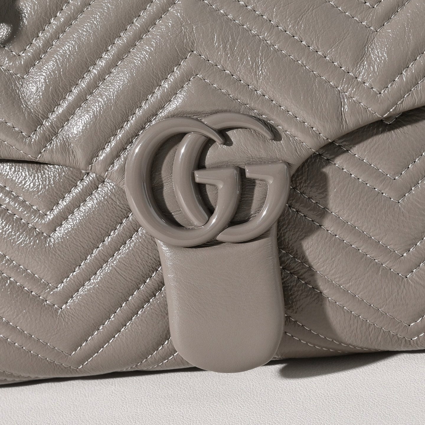 Gucci GG Marmont Pleated Calfskin Shoulder Bag