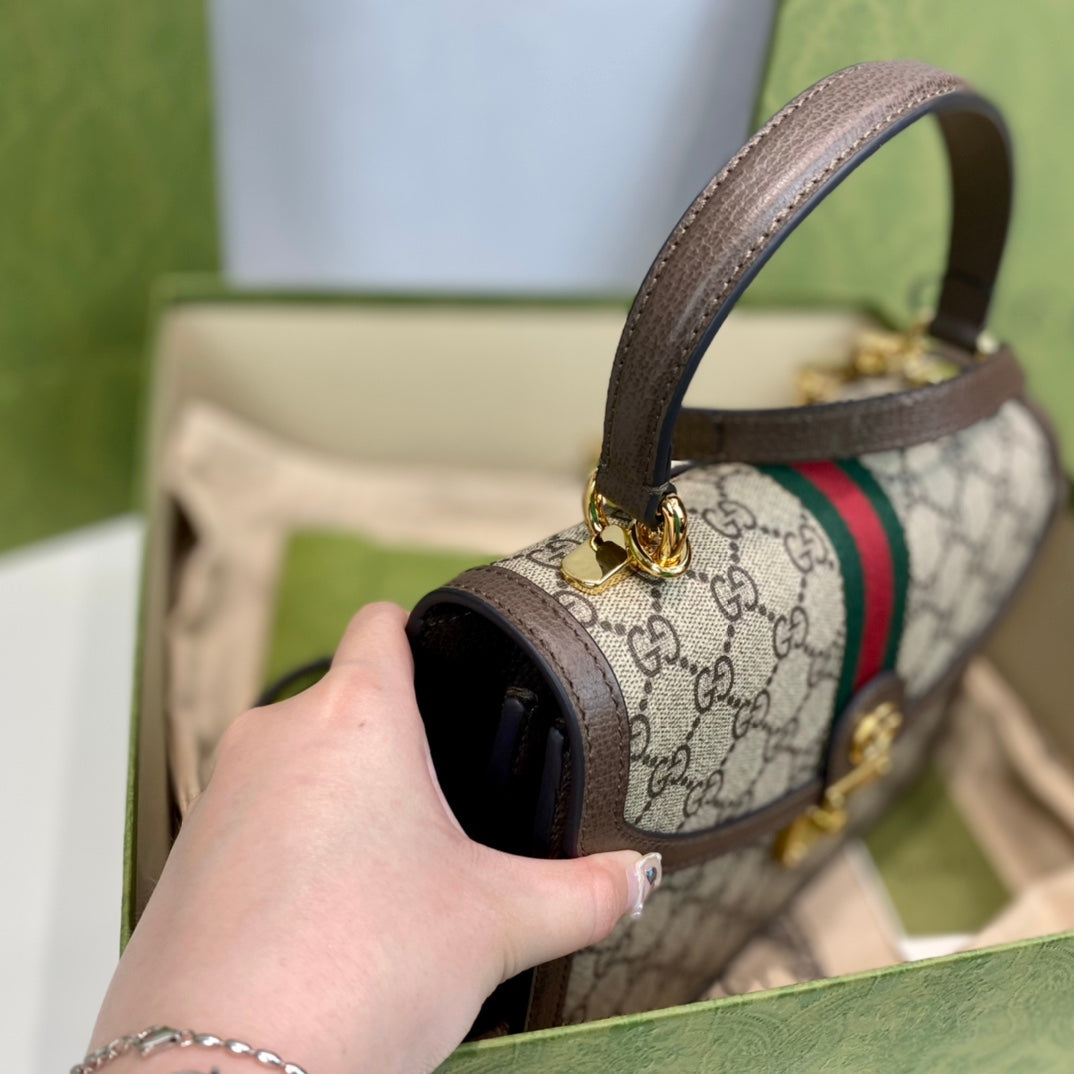 Gucci Ophidia GG Top Handle Bag