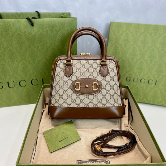 Gucci 1955 Horsebit Shell Shoulder Bag