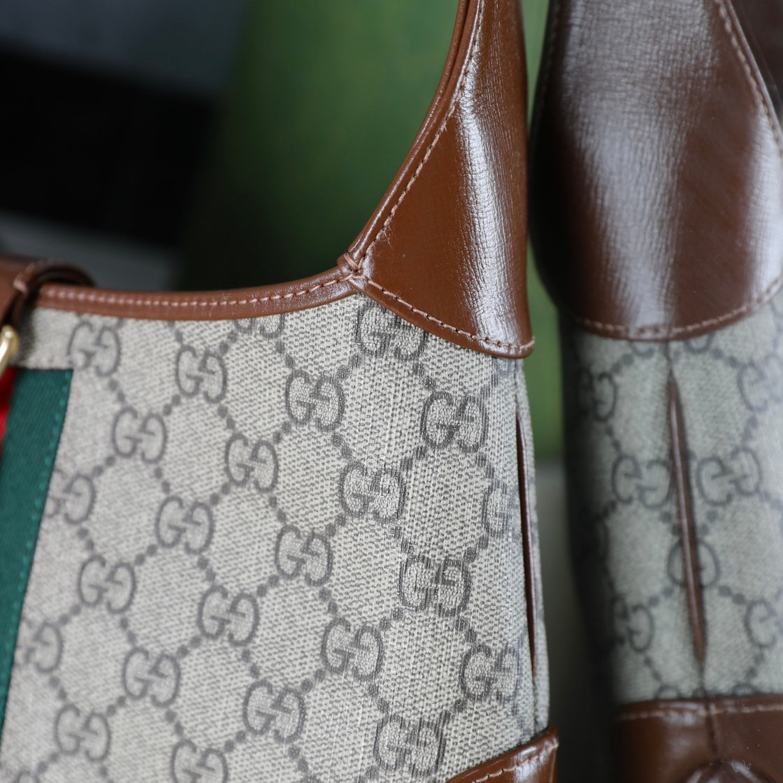 Gucci Jackie 1961 GG Canvas Shoulder Bag