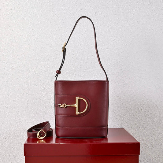 Gucci 73 Series Horsebit Bucket Bag