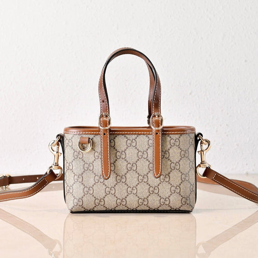 Gucci GG Emblem Mini Tote Bag