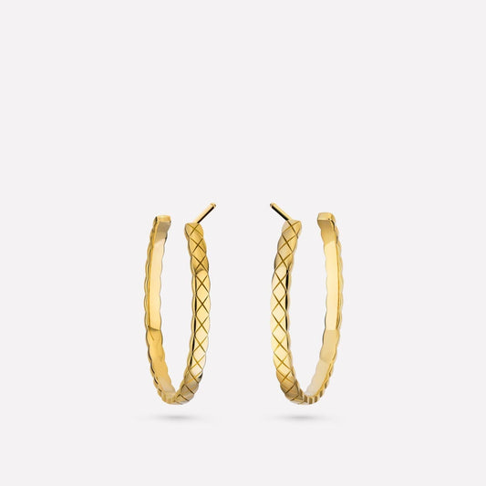 Chanel Crush Hoop Earrings